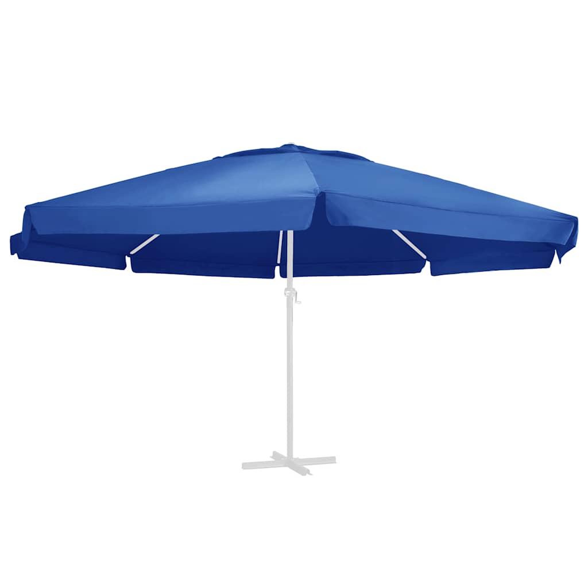 Voir la diapositive 2 : VIDAXL Tissu de remplacement pour parasol d'exterieur Bleu azure 610cm