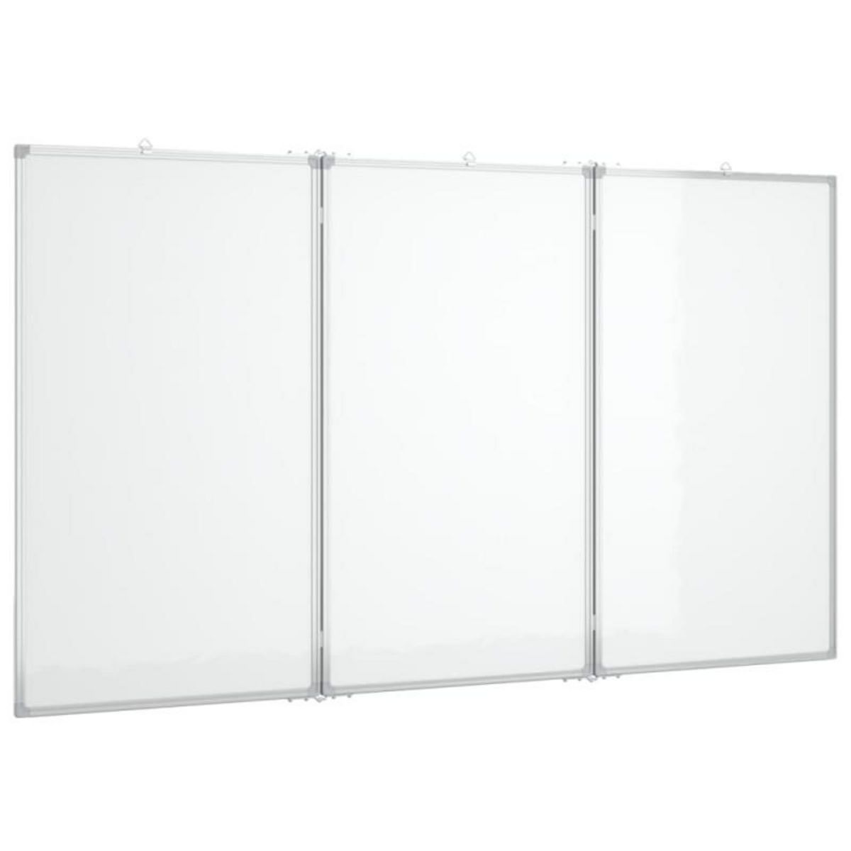 VIDAXL Tableau blanc magnétique pliable 150x80x1,7 cm aluminium