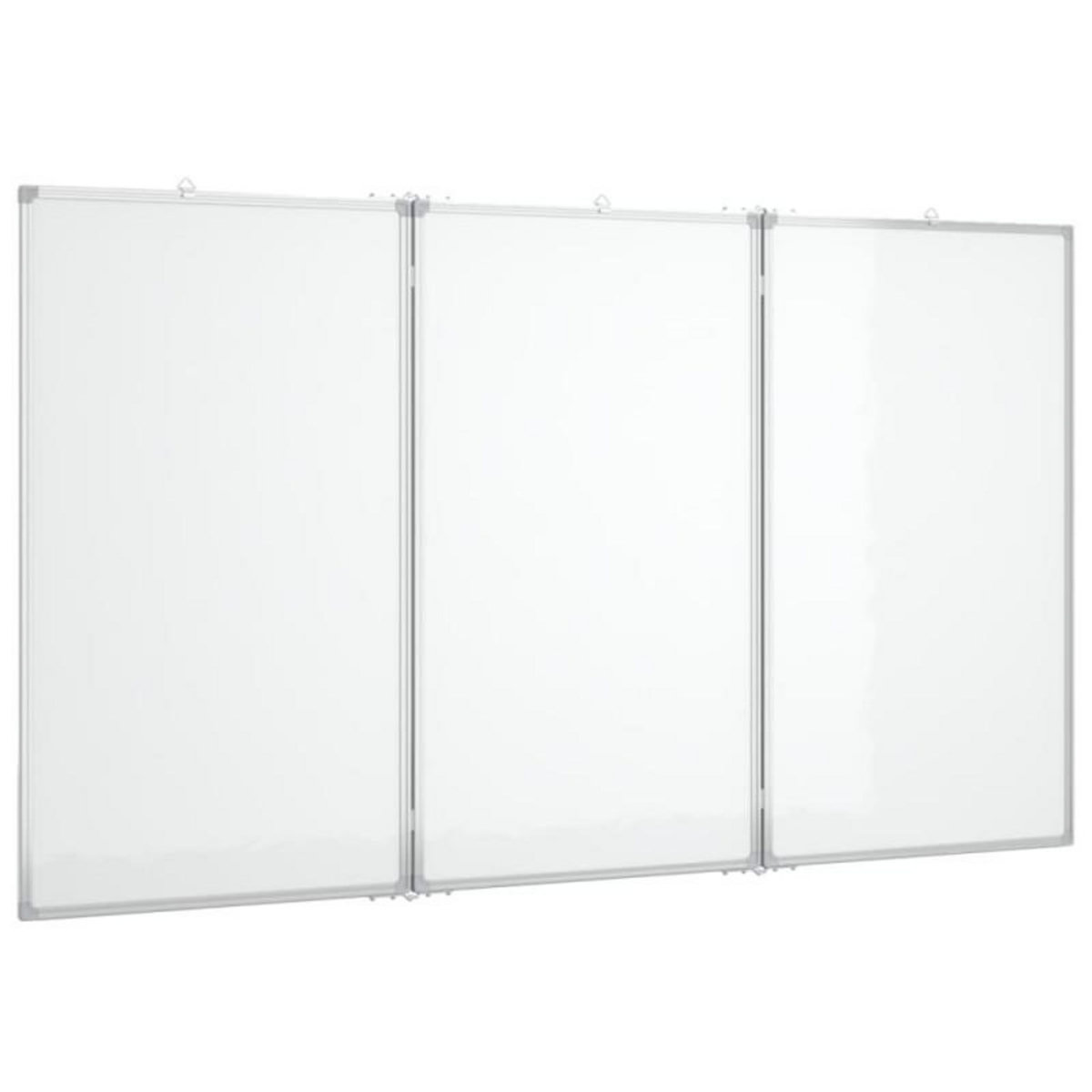 VIDAXL Tableau blanc magnétique pliable 150x80x1,7 cm aluminium