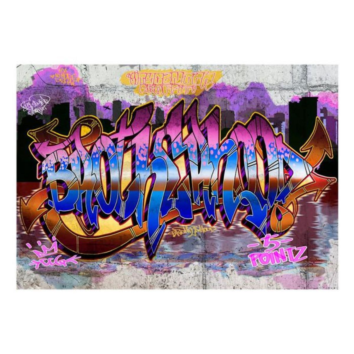 Paris Prix Papier Peint  Colorful Mural