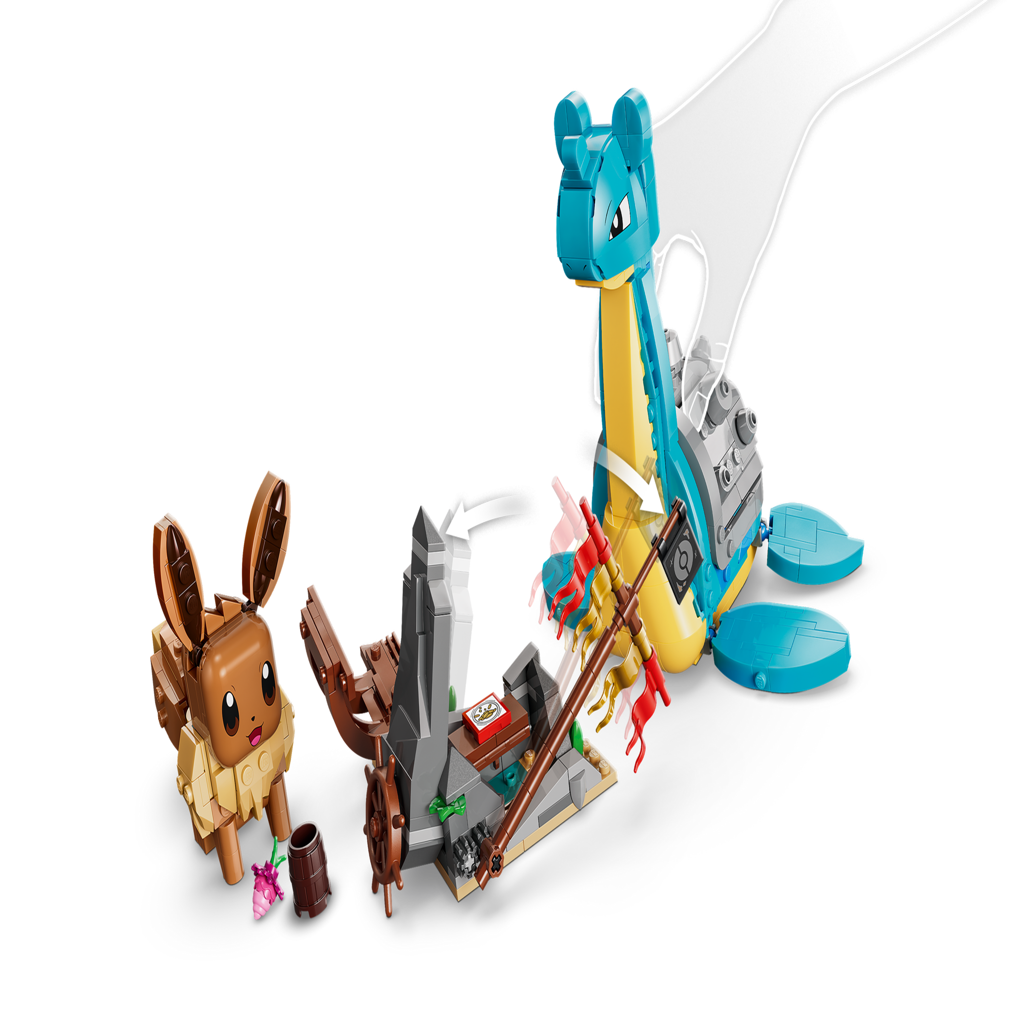 Voir la diapositive 5 : LEGO Lego pokémon 72162 chasse au trésor d'évoli et lokhlass  dès 8 ans