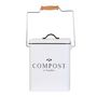 Voir la diapositive 5 :  Boite de compost 5 litres bois et acier inoxydable