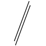 LA CROISEE DS Jeu de tringles noir RAL9005 B3 LA CROISEE DS DS7231 013