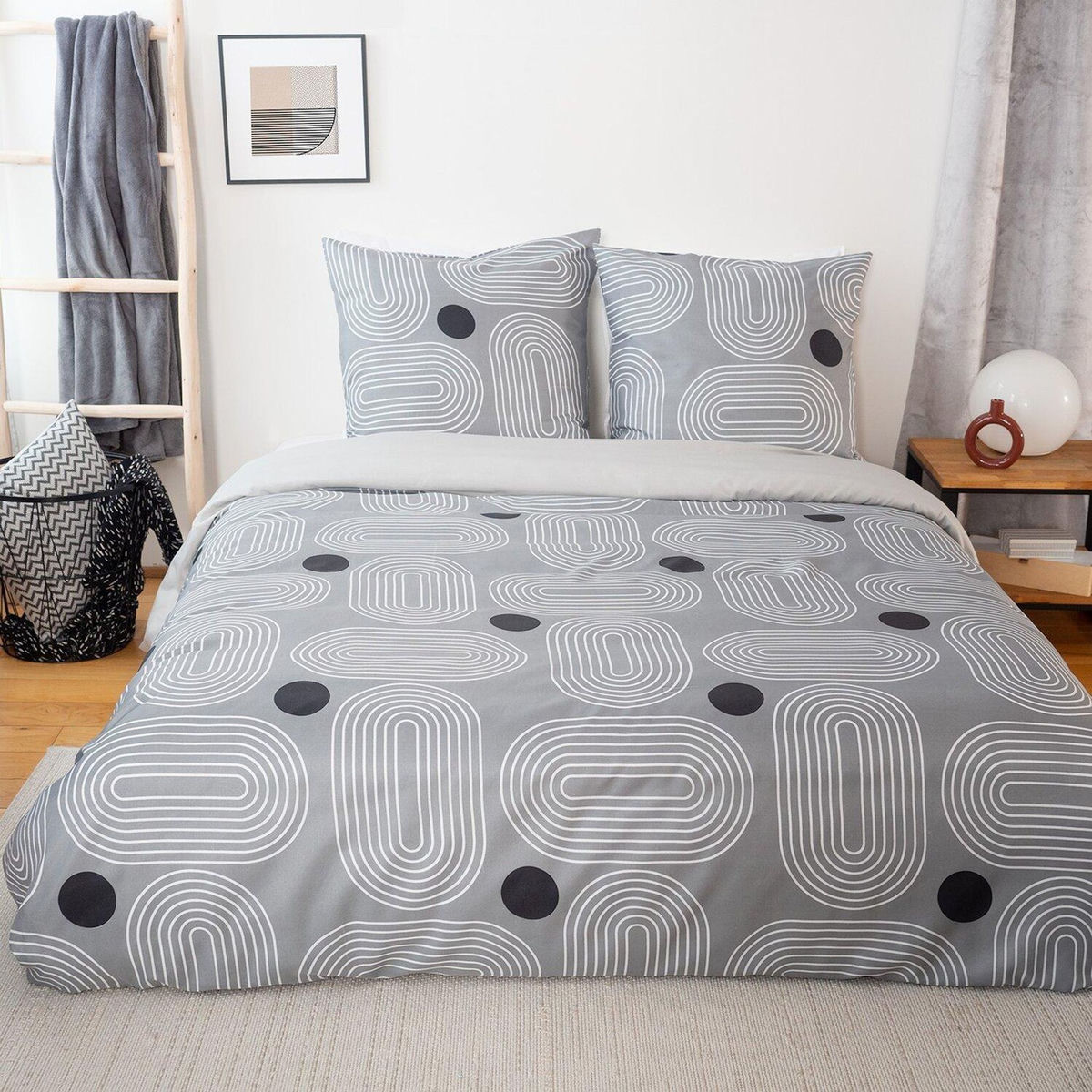 Home collection Parure housse de couette 100% microfibre 72gsm frogguie