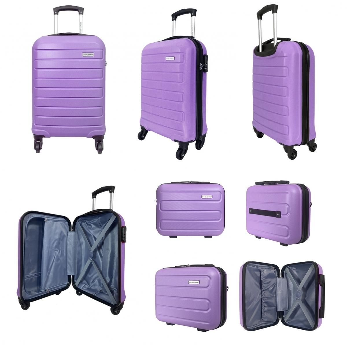 David Jones Lot 2 valises cabine et soute et vanity rigides