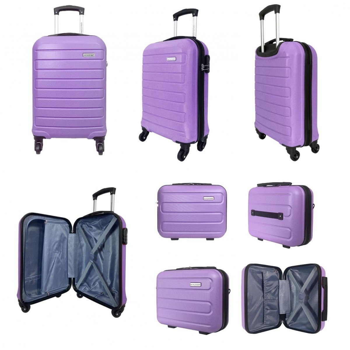 David Jones Lot 2 valises cabine et soute et vanity rigides