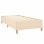 Voir la diapositive 4 : VIDAXL Cadre de lit sans matelas creme 80x200 cm tissu