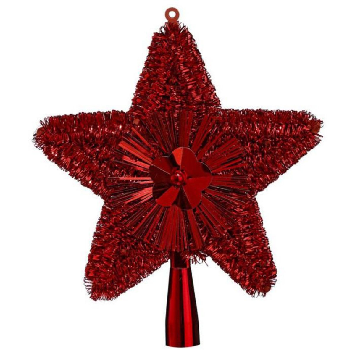 FEERIC LIGHT & CHRISTMAS Cimier pour Sapin de Noël  Colorama  23cm Rouge