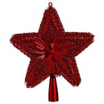 FEERIC LIGHT & CHRISTMAS Cimier pour Sapin de Noël  Colorama  23cm Rouge