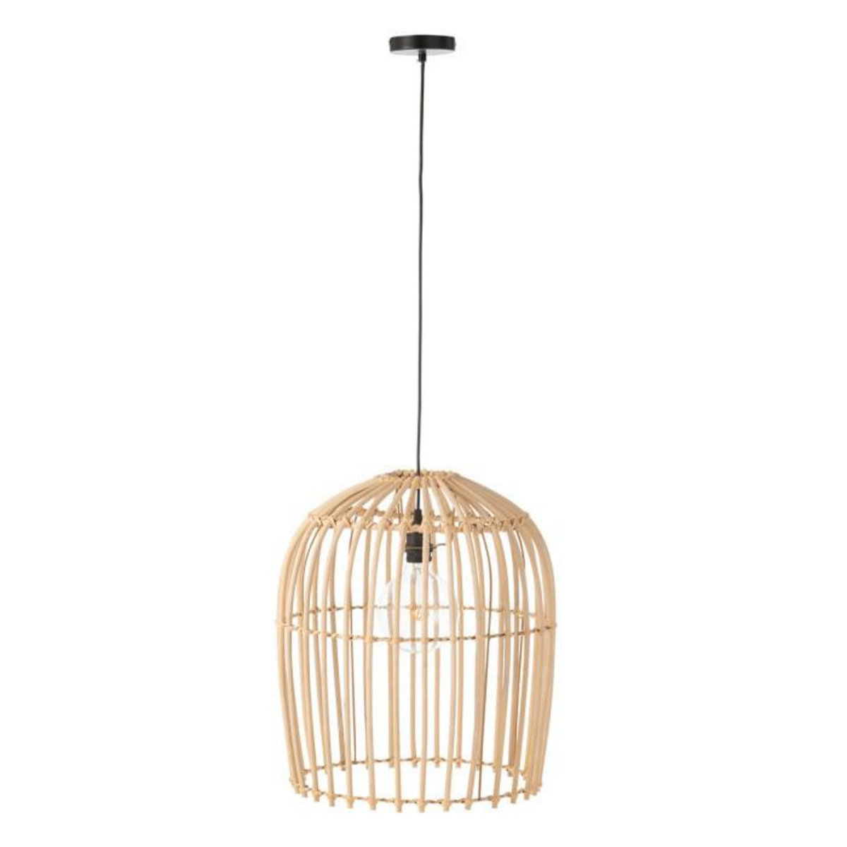 Paris Prix Lampe Suspension en Rotin  Wie  48cm Naturel