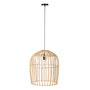 Voir la diapositive 1 : Paris Prix Lampe Suspension en Rotin  Wie  48cm Naturel