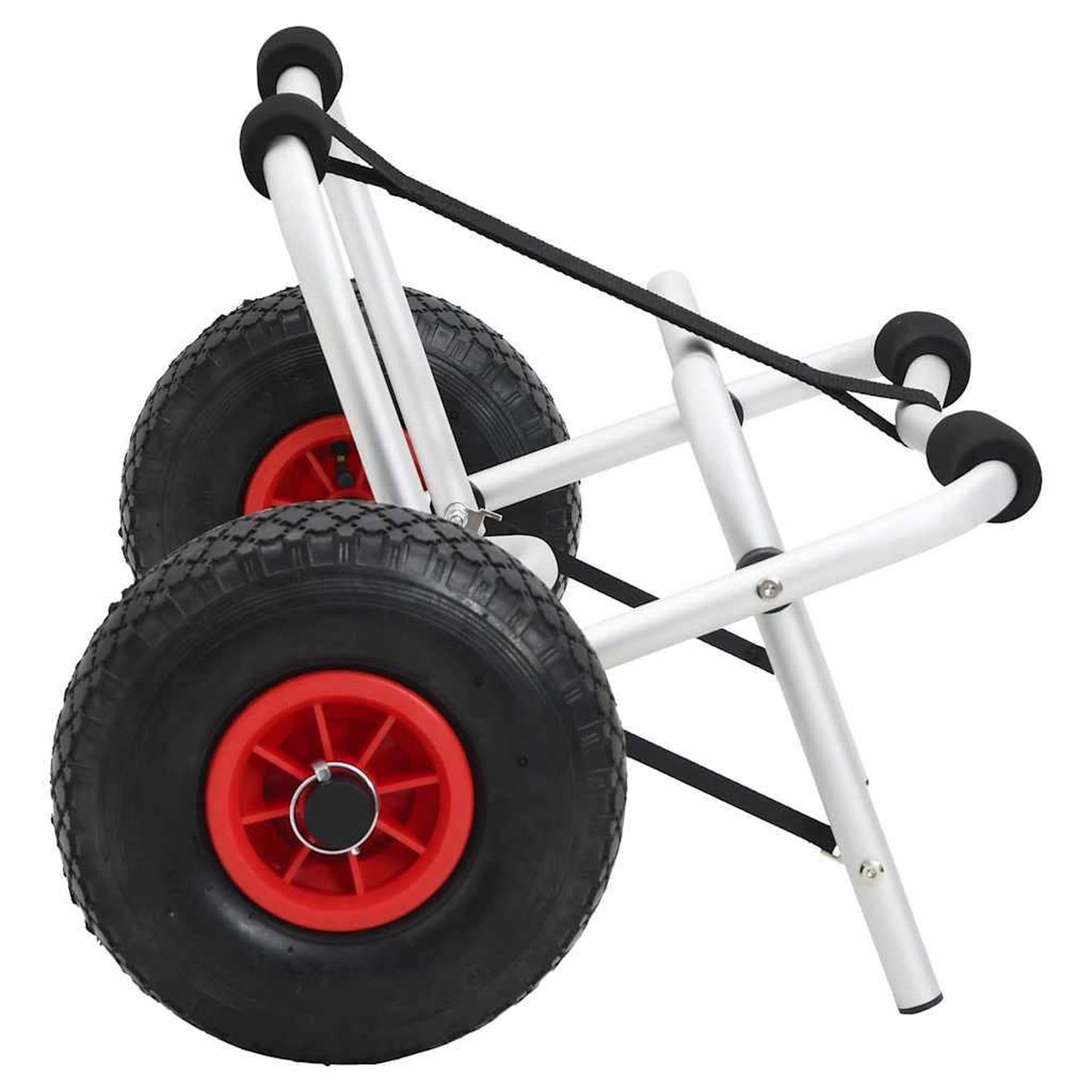 Voir la diapositive 4 : VIDAXL Chariot pour kayak pliable 45 kg aluminium