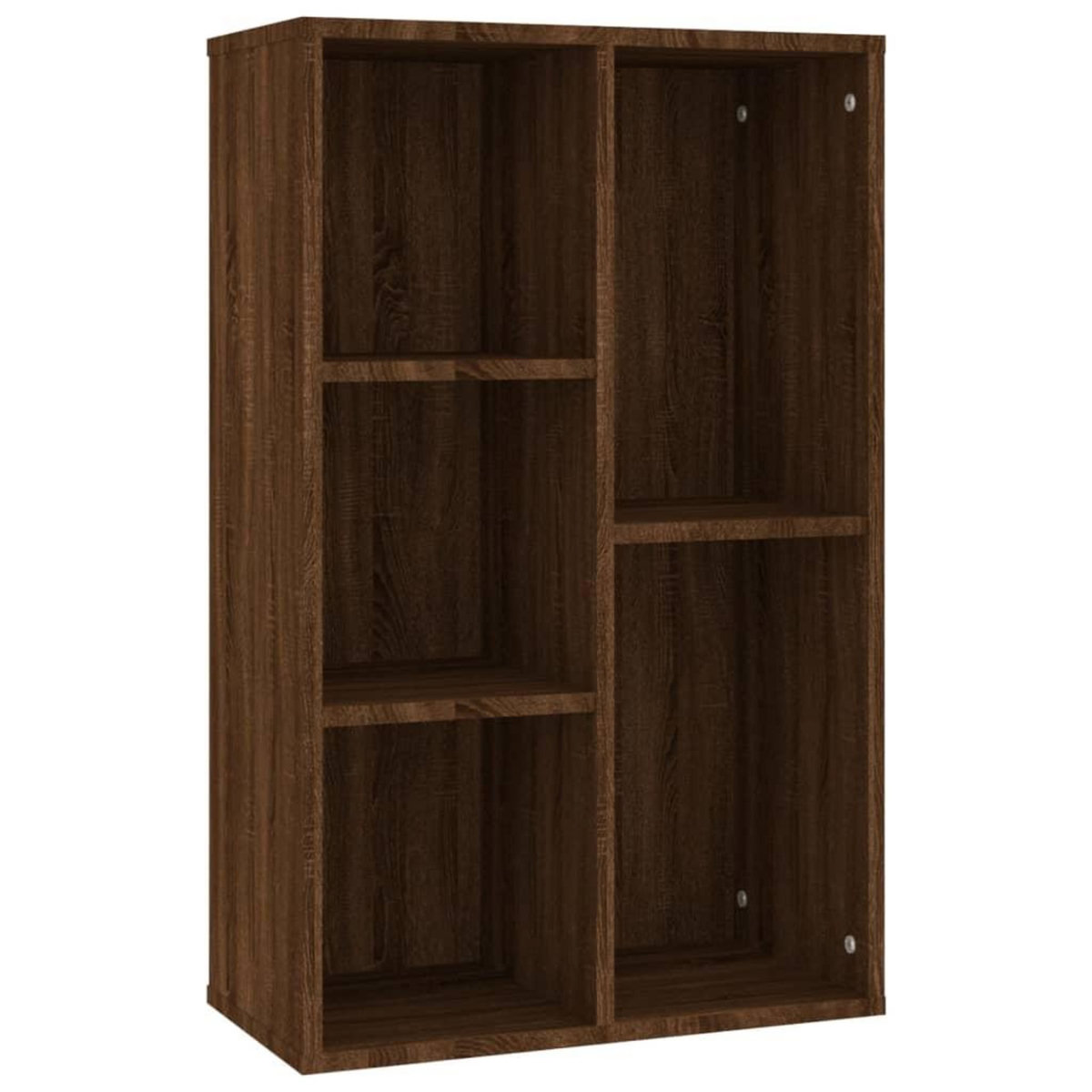 VIDAXL Bibliotheque/Buffet chene marron 50x25x80 cm bois d'ingenierie