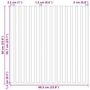 Voir la diapositive 6 : VIDAXL Panneaux muraux acoustiques 2pcs lattes 60,5x60cm placage chene