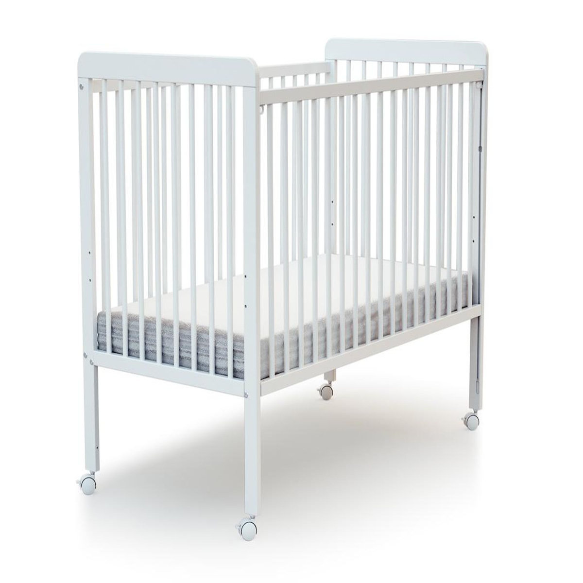 WEBABY Lit bébé coulissant en bois ESSENTIEL 60 x 120 cm