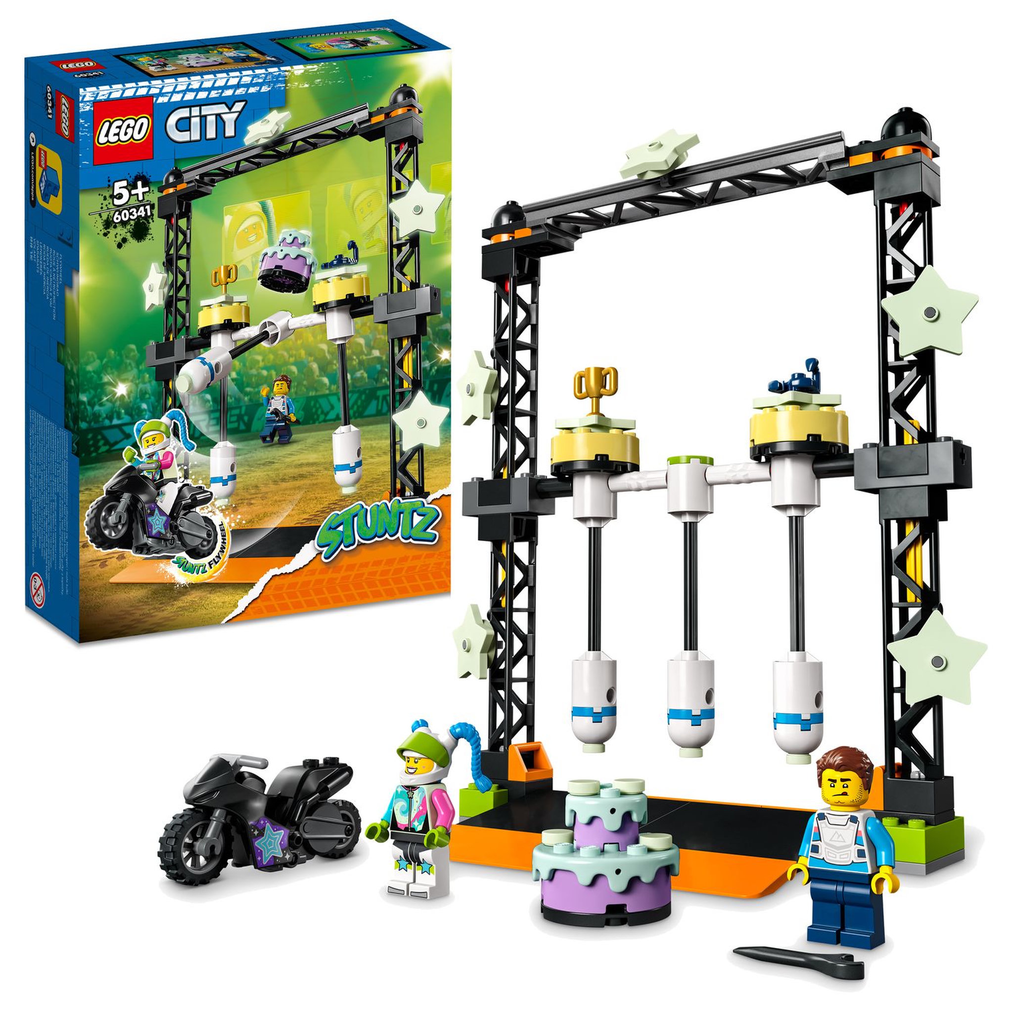 Voir la diapositive 2 : LEGO City Stuntz 60341 Le Défi de Cascade : Les Balanciers
