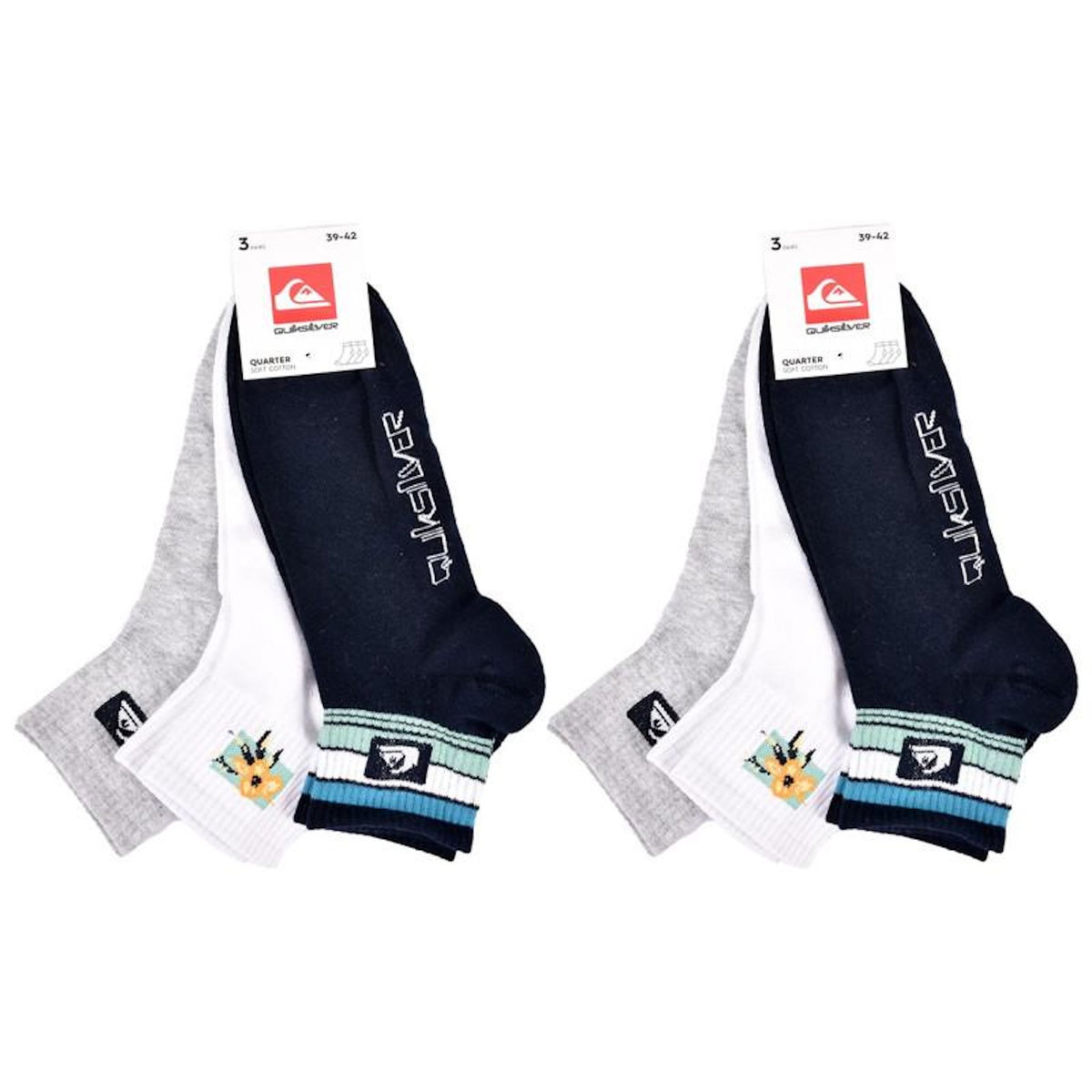 QUIKSILVER Chaussettes QUIKSILVER QUARTER