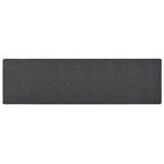 VIDAXL Tapis de couloir Anthracite 50x200 cm