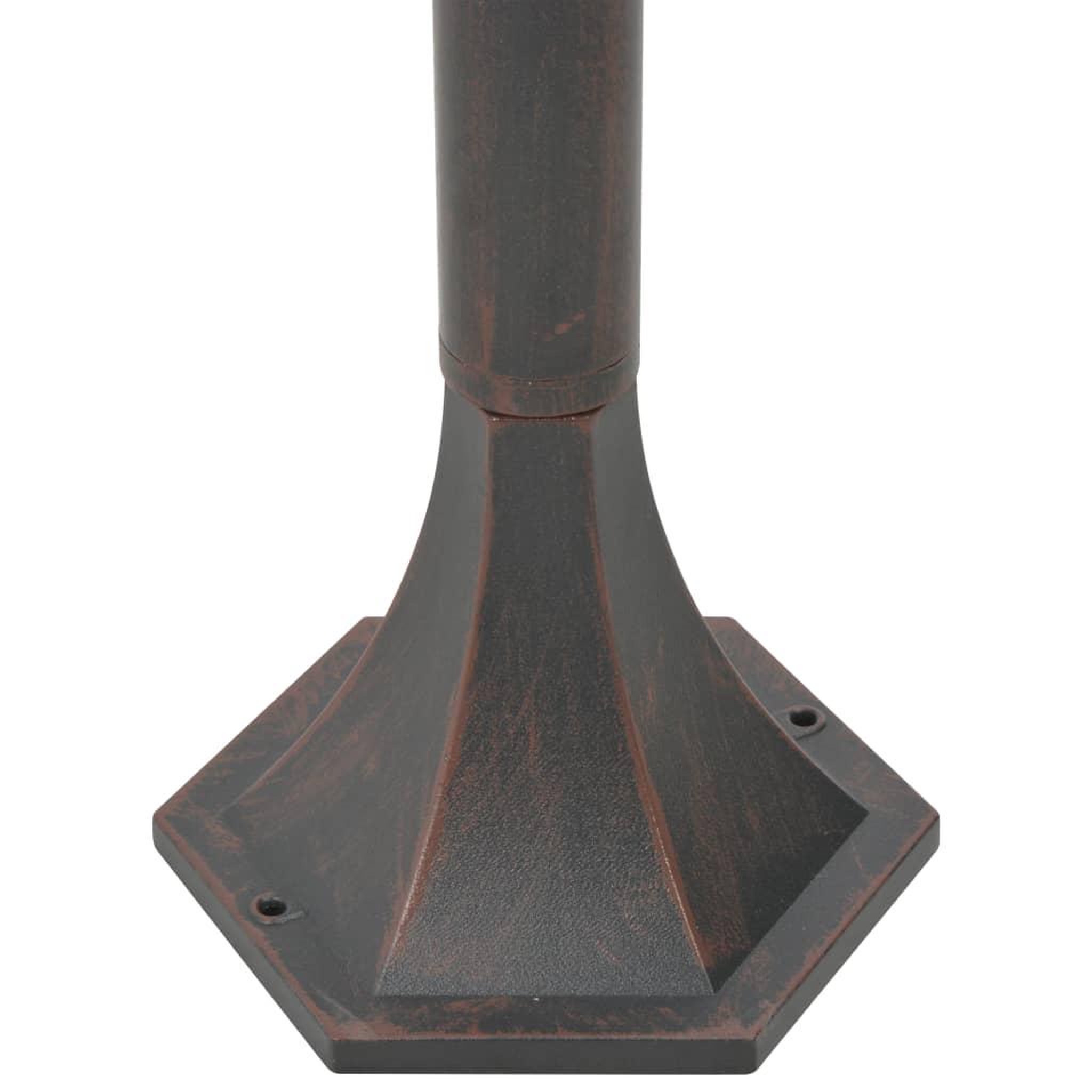 Voir la diapositive 5 : VIDAXL Lampe de jardin a piquet 6 pcs E27 110 cm Aluminium Bronze
