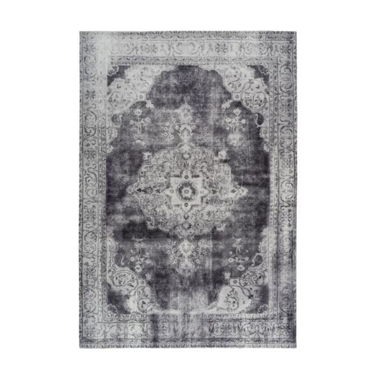Paris Prix Tapis Imprimé Antique  Vintage  Gris