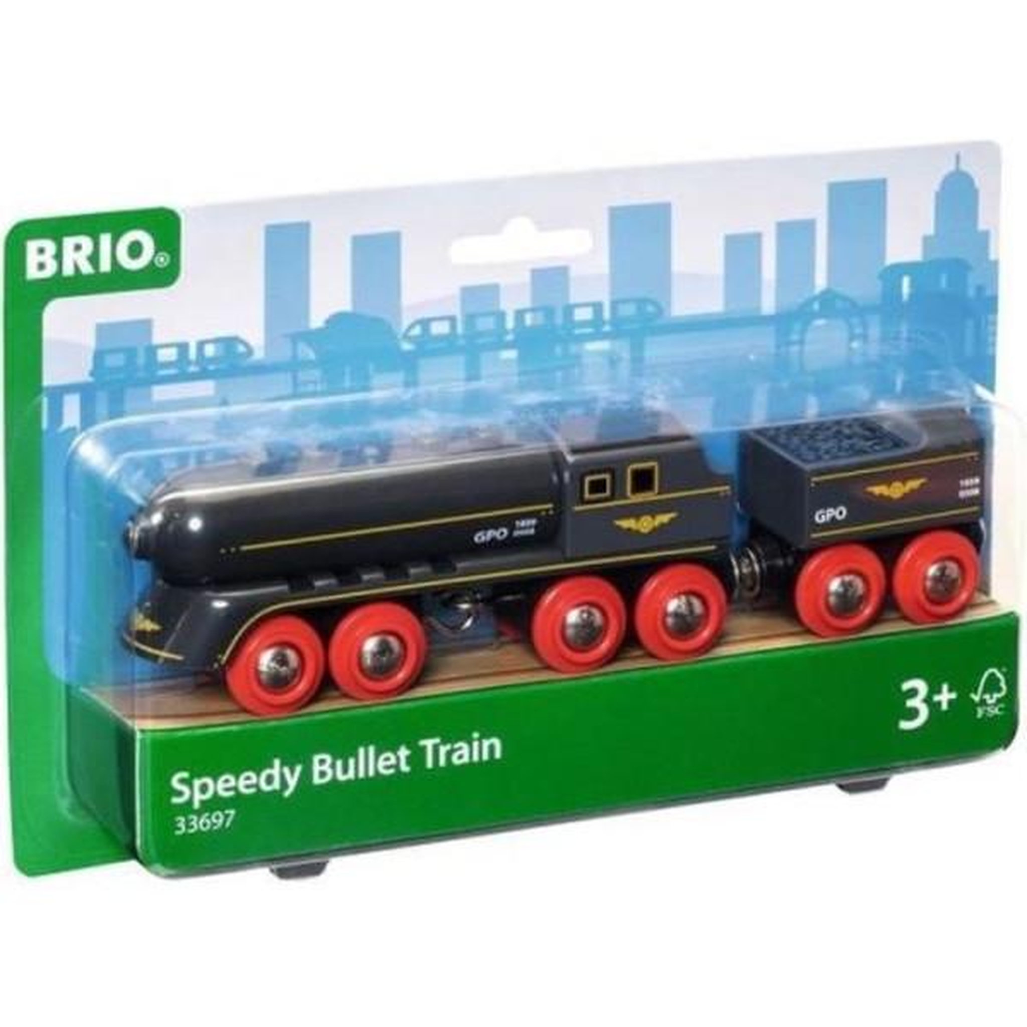 Brio Train grande vitesse en bois brio - ravensburger - mixte des 3 ans