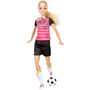 Voir la diapositive 1 : BARBIE Poupée articulée Barbie joueuse de football - Barbie