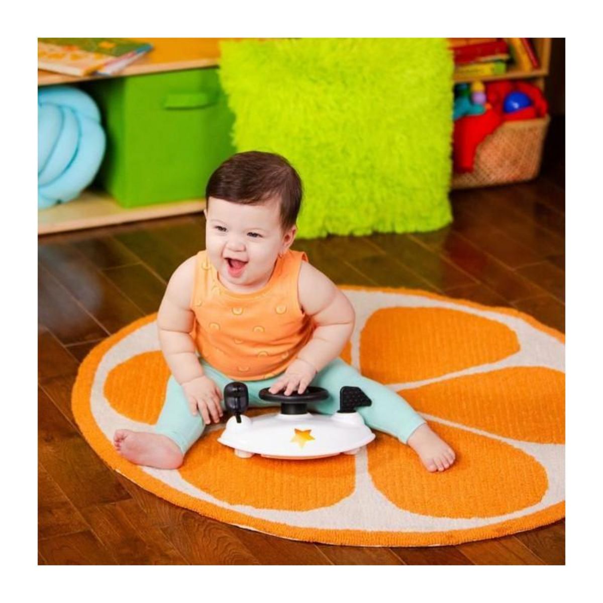 Bright Starts BRIGHT STARTS Trotteur 3 en 1, petit bolide, 3 modes de jeux évolutifs, rouge