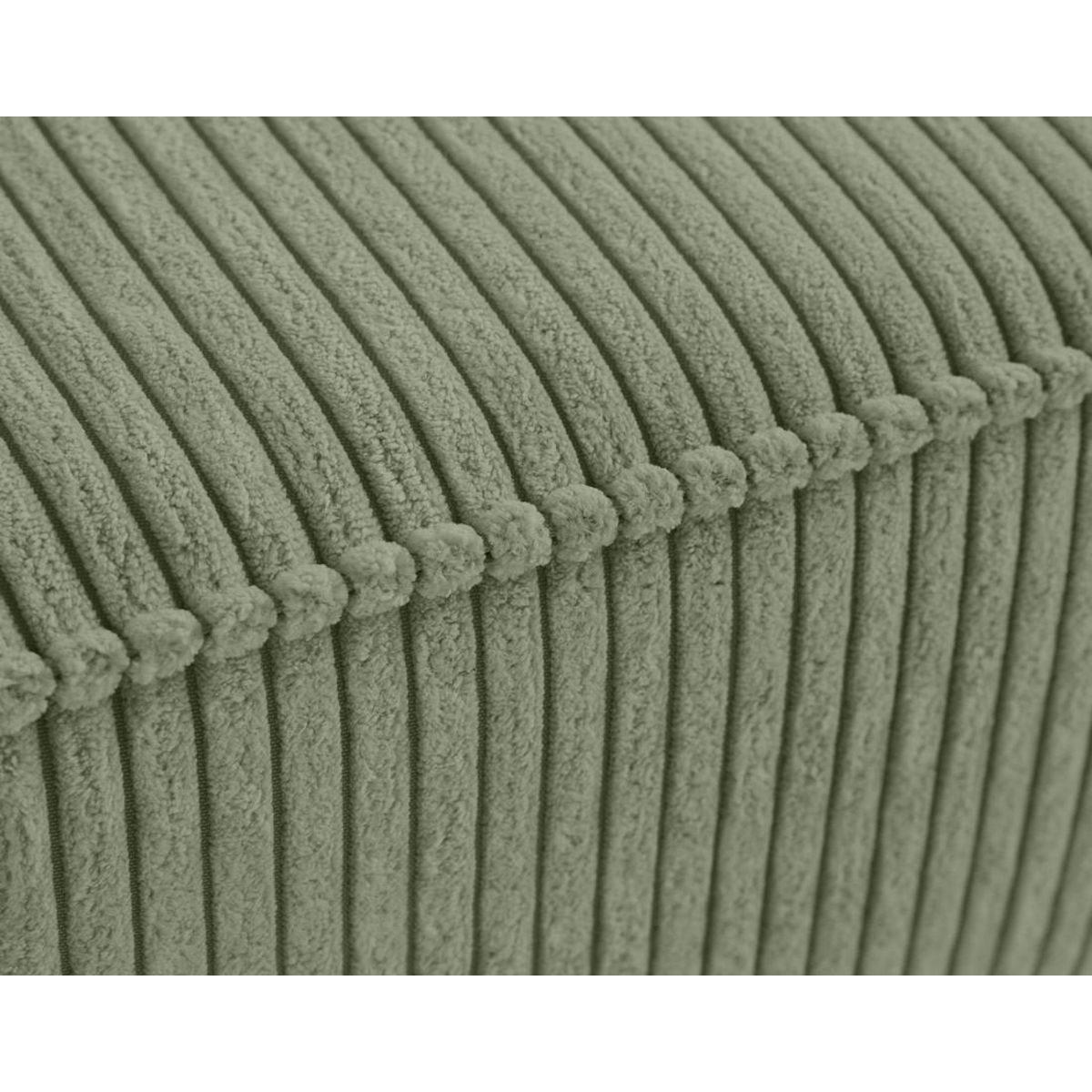 LISA DESIGN Charlie - pouf - pieds hauts - en velours côtelé