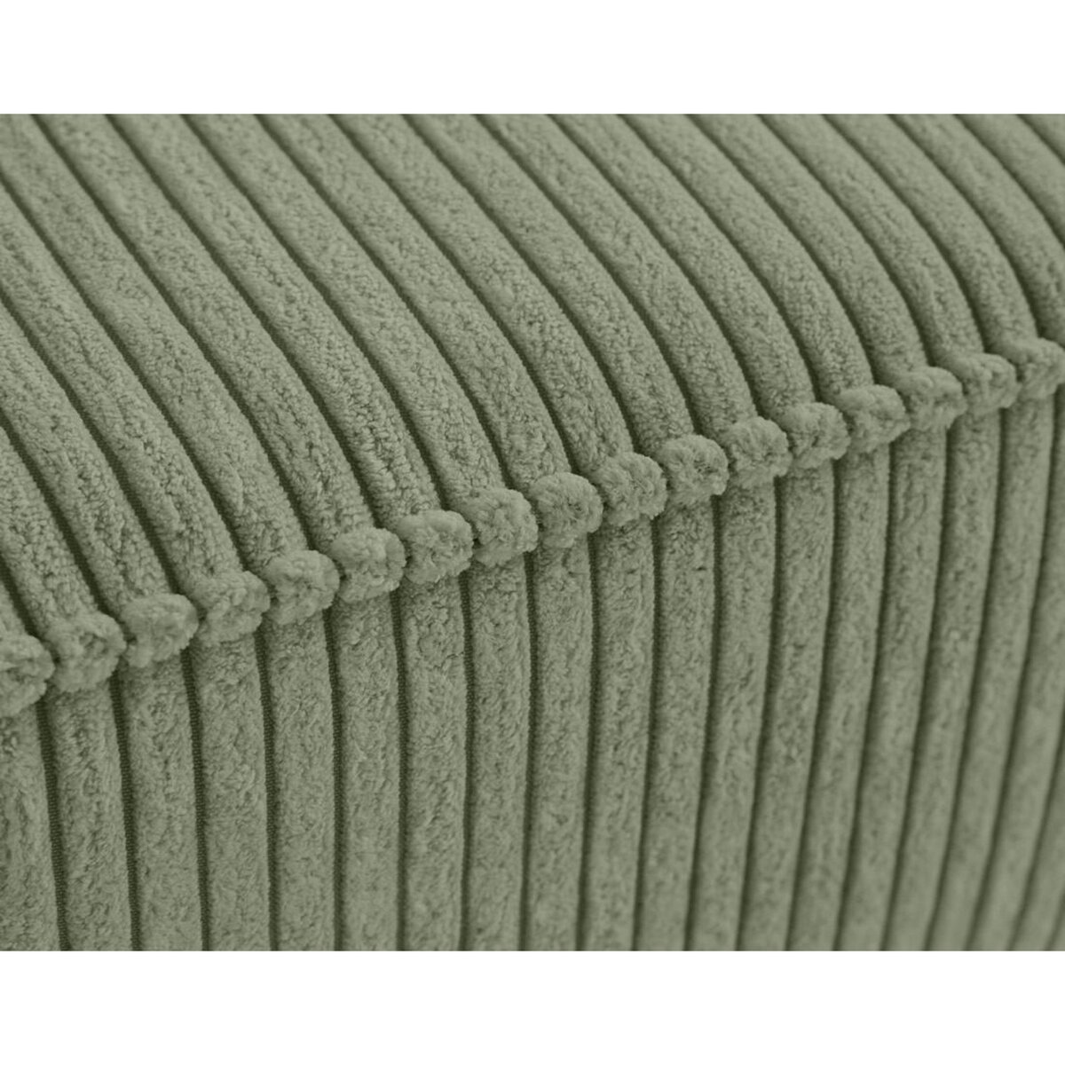 LISA DESIGN Charlie - pouf - pieds hauts - en velours côtelé