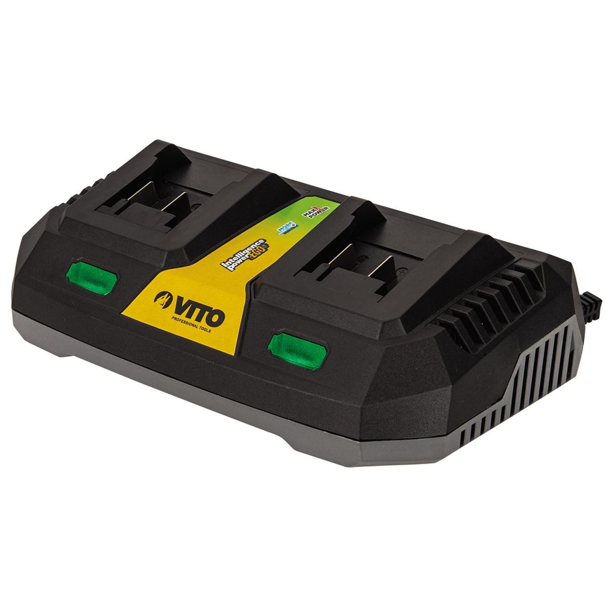 Voir la diapositive 2 : VITO Tondeuse à gazon 40v -2 batteries lithium 4.0ah chargeur double moteur brushless 600m2 vito