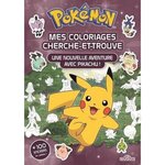MES COLORIAGES CHERCHE-ET-TROUVE POKEMON. UNE NOUVELLE AVENTURE AVEC PIKACHU ! + 100 STICKERS EN CADEAU, Molina Fabien