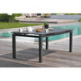 Voir la diapositive 2 : DCB GARDEN Table de jardin rectangulaire extensible - Gris anthracite - Aluminium - 10 personnes - 180/240 x 100 cm - MIAMI - DCB GARDEN