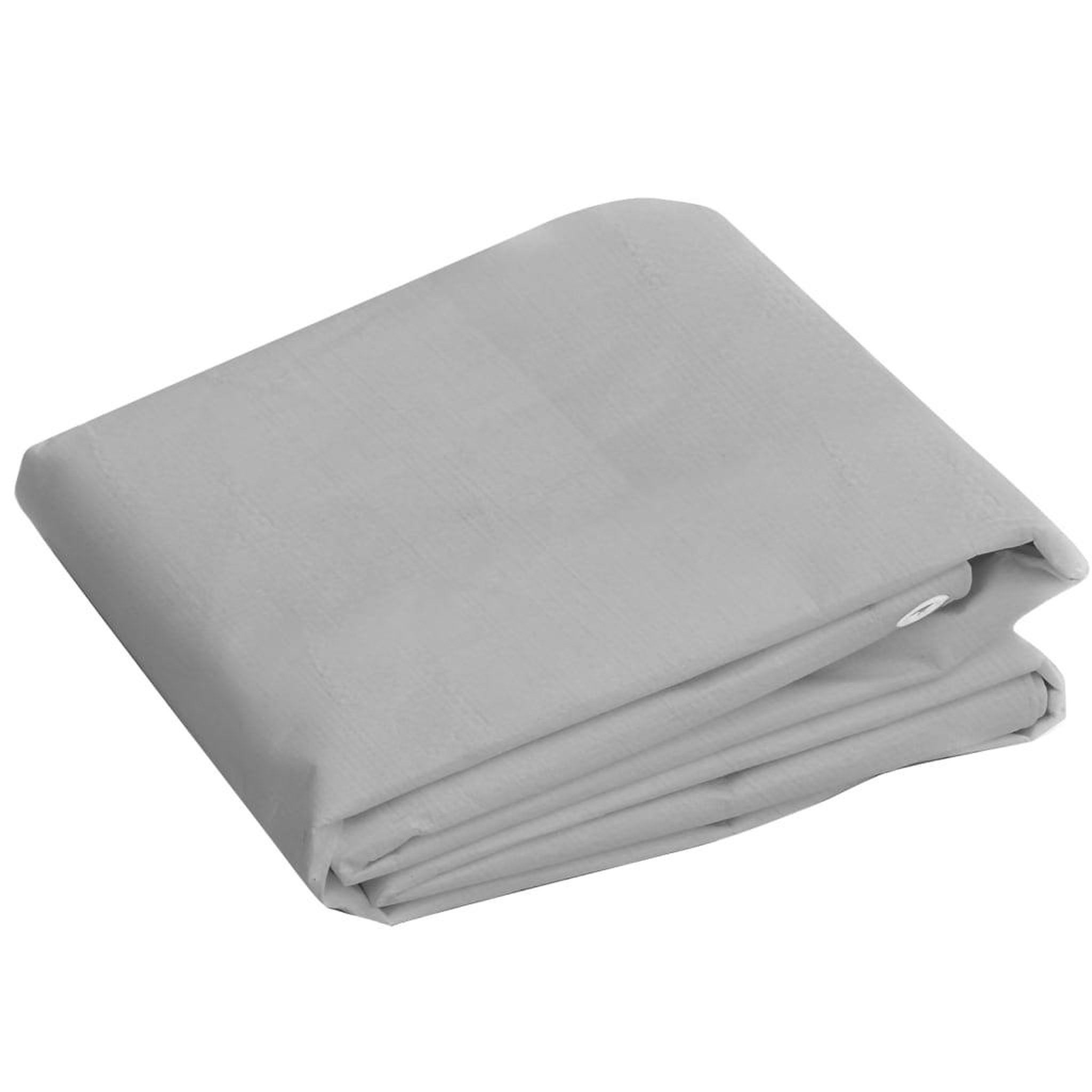 Voir la diapositive 3 : VIDAXL Bache 260 g/m² 4x4 m Gris PEHD