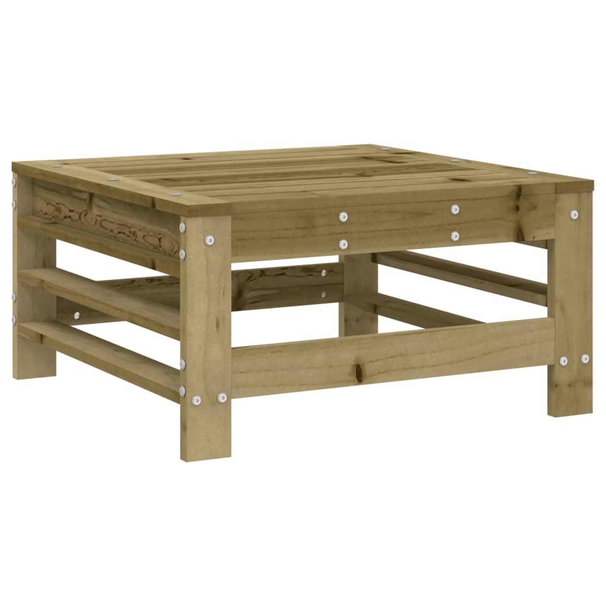 Voir la diapositive 5 : VIDAXL Salon de jardin 7 pcs bois de pin impregne