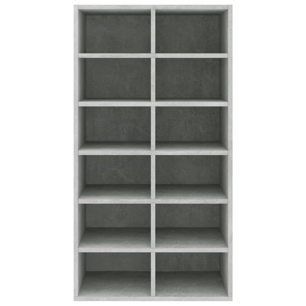VIDAXL Etagere a chaussures Gris beton 54x34x100,5 cm Bois ingenierie