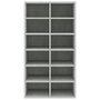 Voir la diapositive 4 : VIDAXL Etagere a chaussures Gris beton 54x34x100,5 cm Bois ingenierie