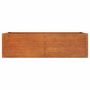 Voir la diapositive 4 : VIDAXL Lit sureleve de jardin rouille 160x80x45 cm acier corten