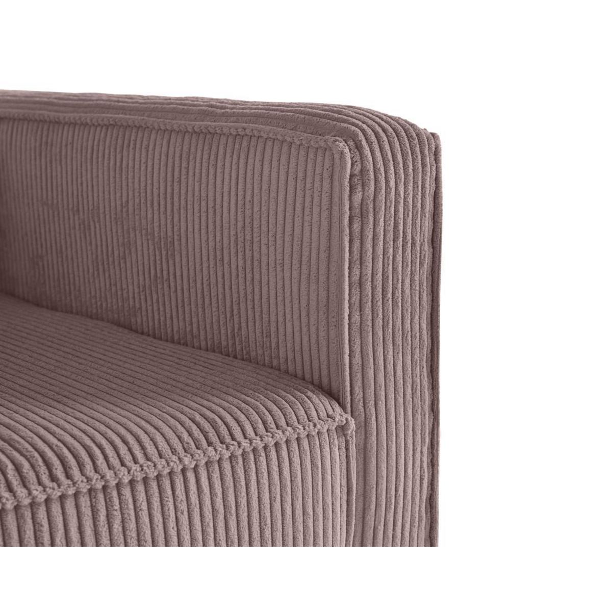 LISA DESIGN Charlie - canapé droit 2 places - en velours côtelé