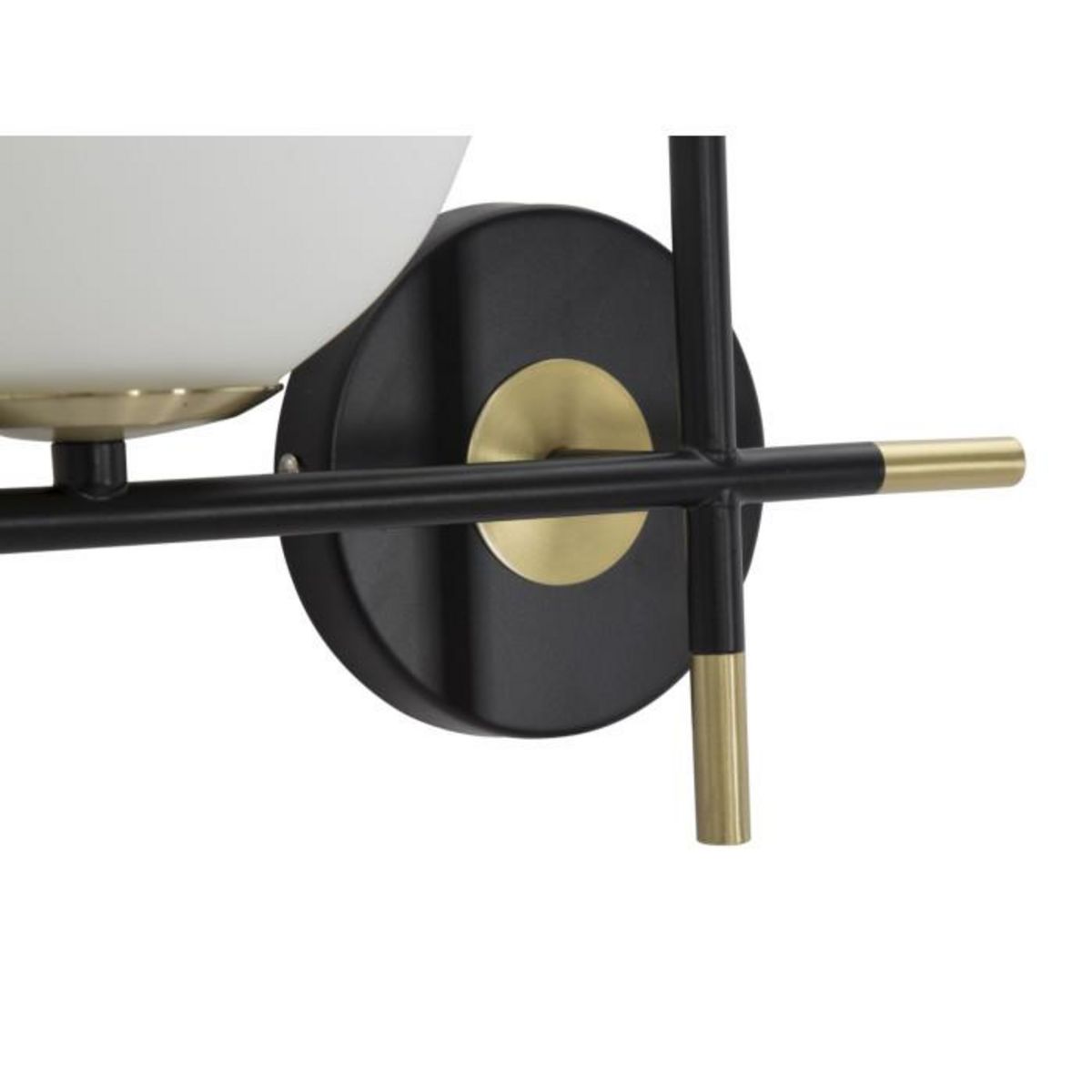 Paris Prix Applique Murale 2 Sphères  Darky  35cm Noir & Blanc