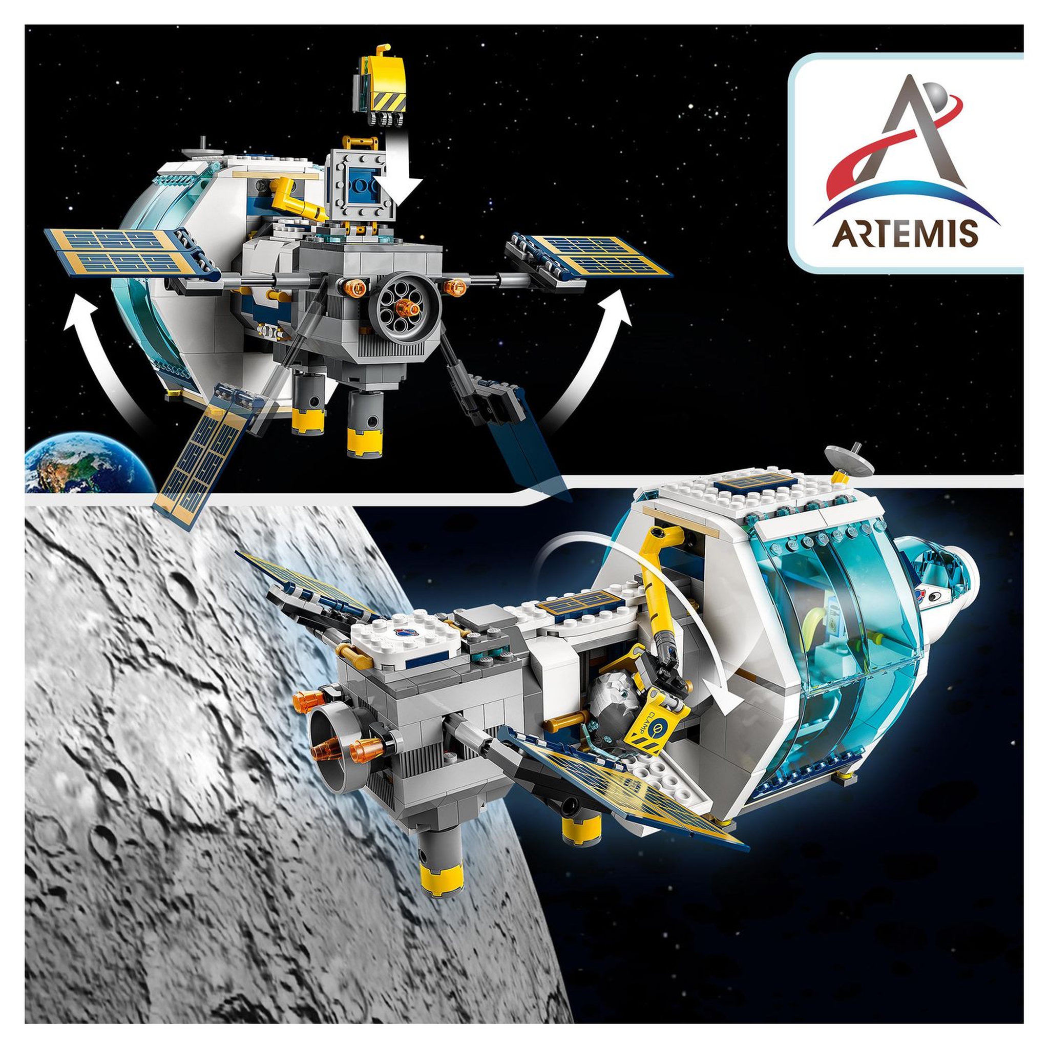 Voir la diapositive 5 : LEGO City 60349 - La Station spatiale lunaire 