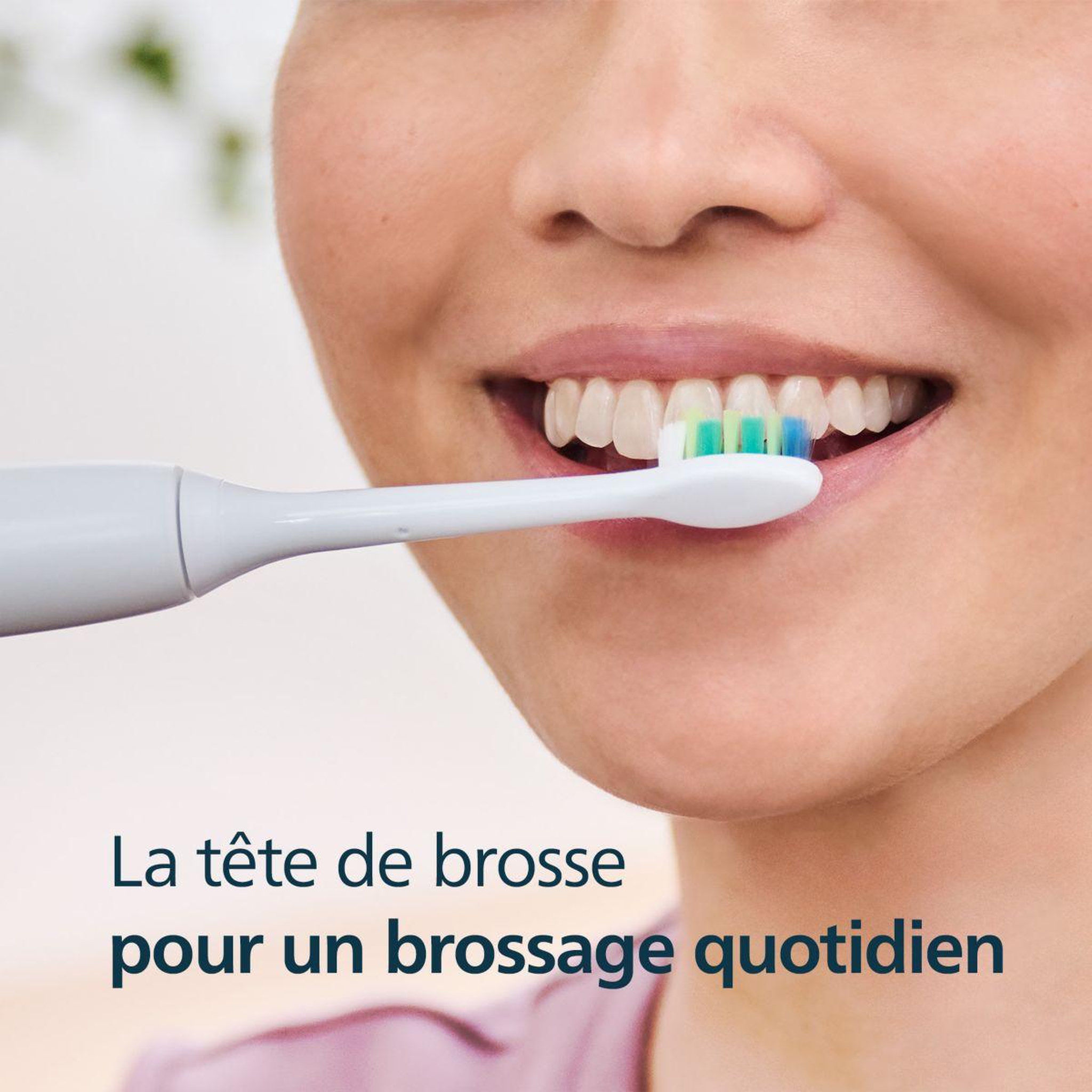 Voir la diapositive 2 : Philips Brossette dentaire sonicare lot de 6 intercare blanc