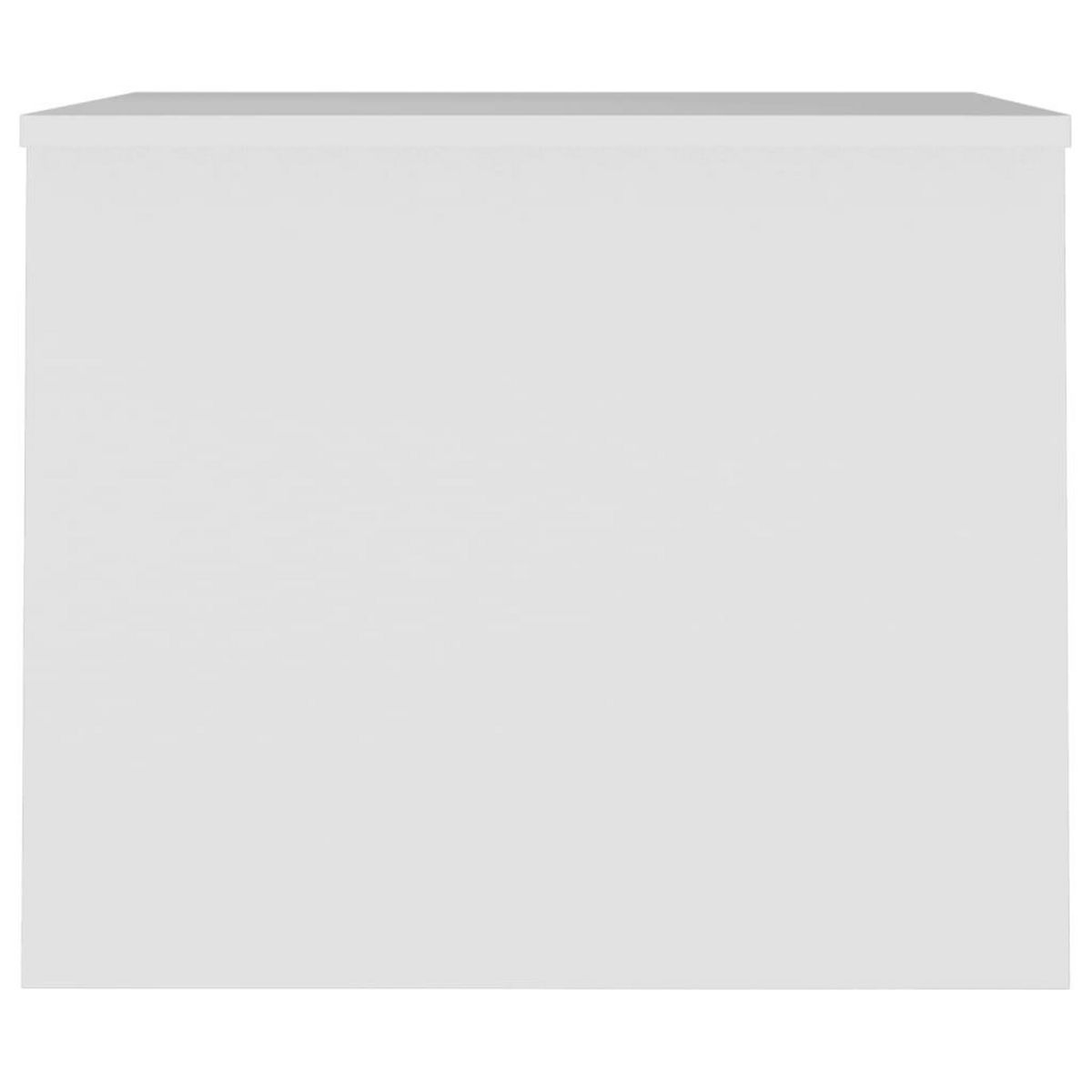 VIDAXL Table basse Blanc 80x50,5x41,5 cm Bois d'ingenierie