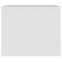 Voir la diapositive 5 : VIDAXL Table basse Blanc 80x50,5x41,5 cm Bois d'ingenierie