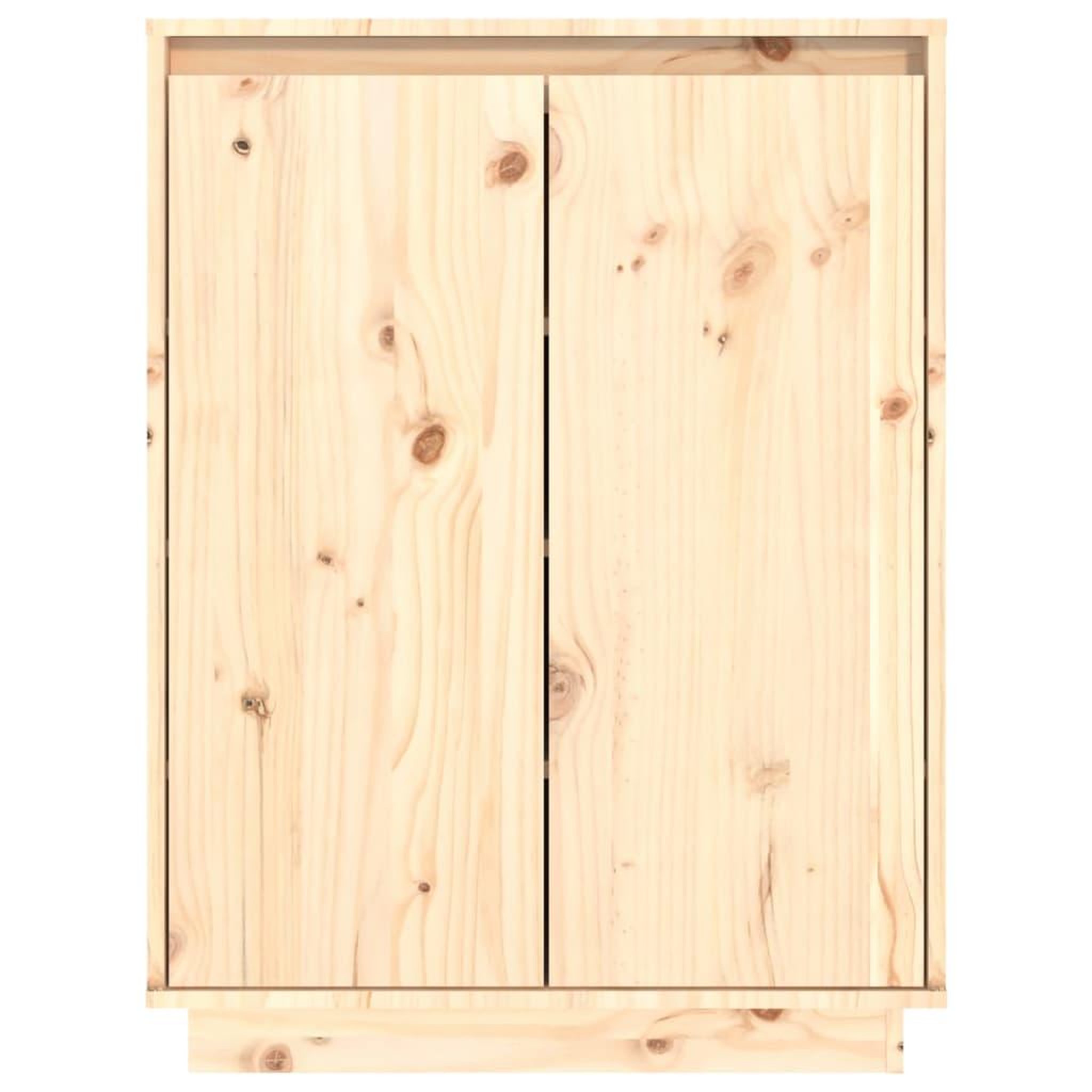 Voir la diapositive 5 : VIDAXL Armoire a chaussures 60x35x80 cm Bois de pin massif