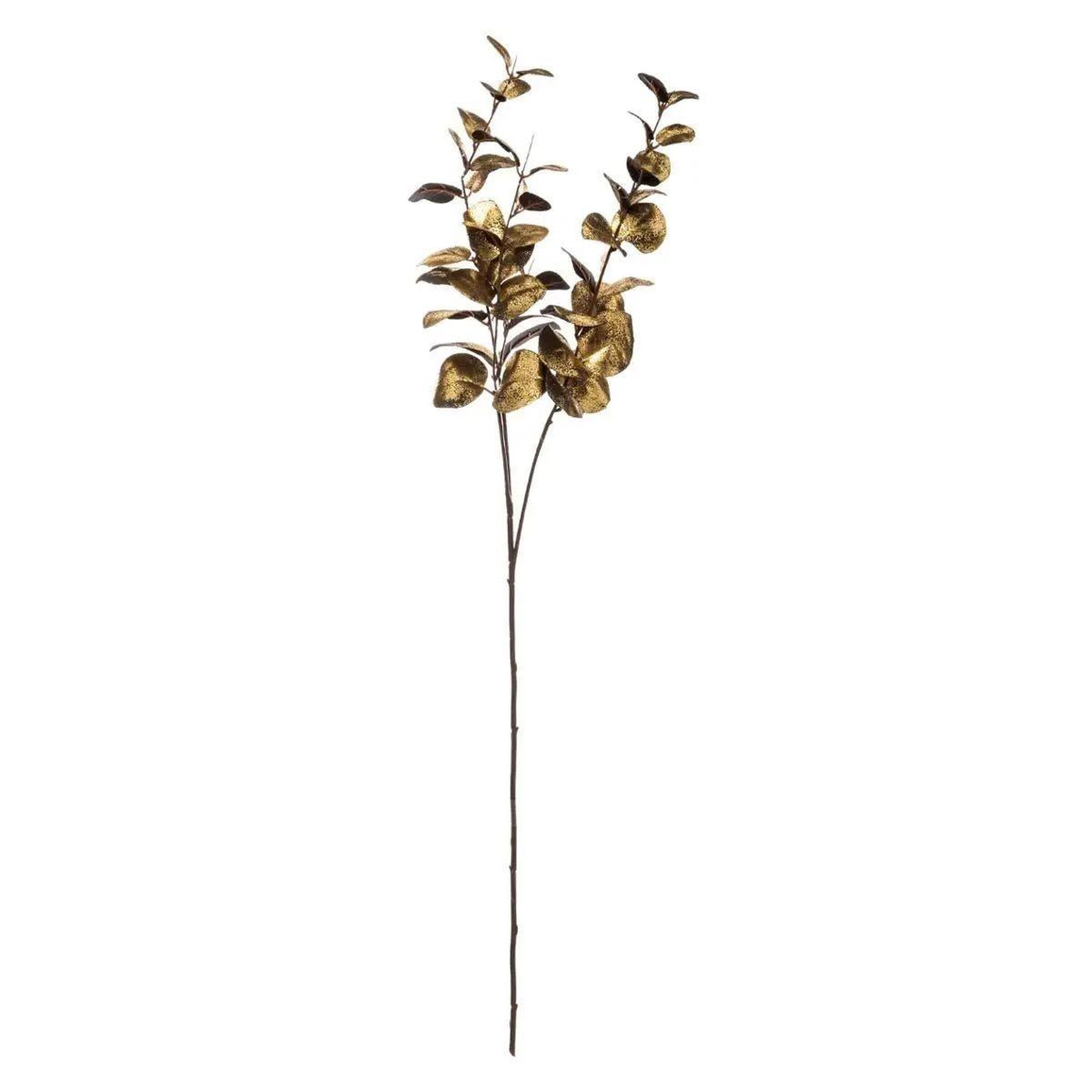 ATMOSPHERA Branche d'eucalyptus déco  soir  76cm noir & or