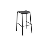 Proloisirs Lot de 2 tabourets de jardin haut empilable Perfect - graphite - 50 x 79 x 46 cm