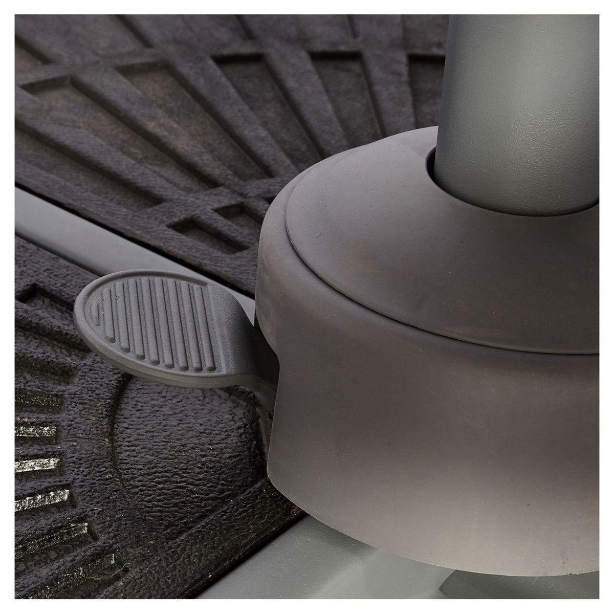 GARDENSTAR Parasol déporté - Aluminium et polyester - D3m - Gris Anthracite