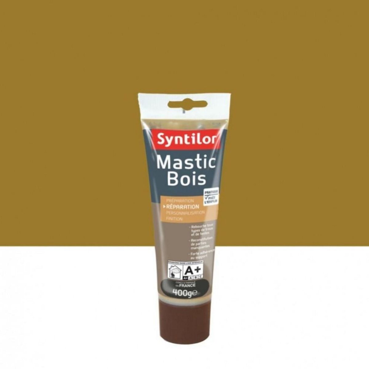 CENTRALE BRICO Mastic à bois SYNTILOR, chêne, 400 g