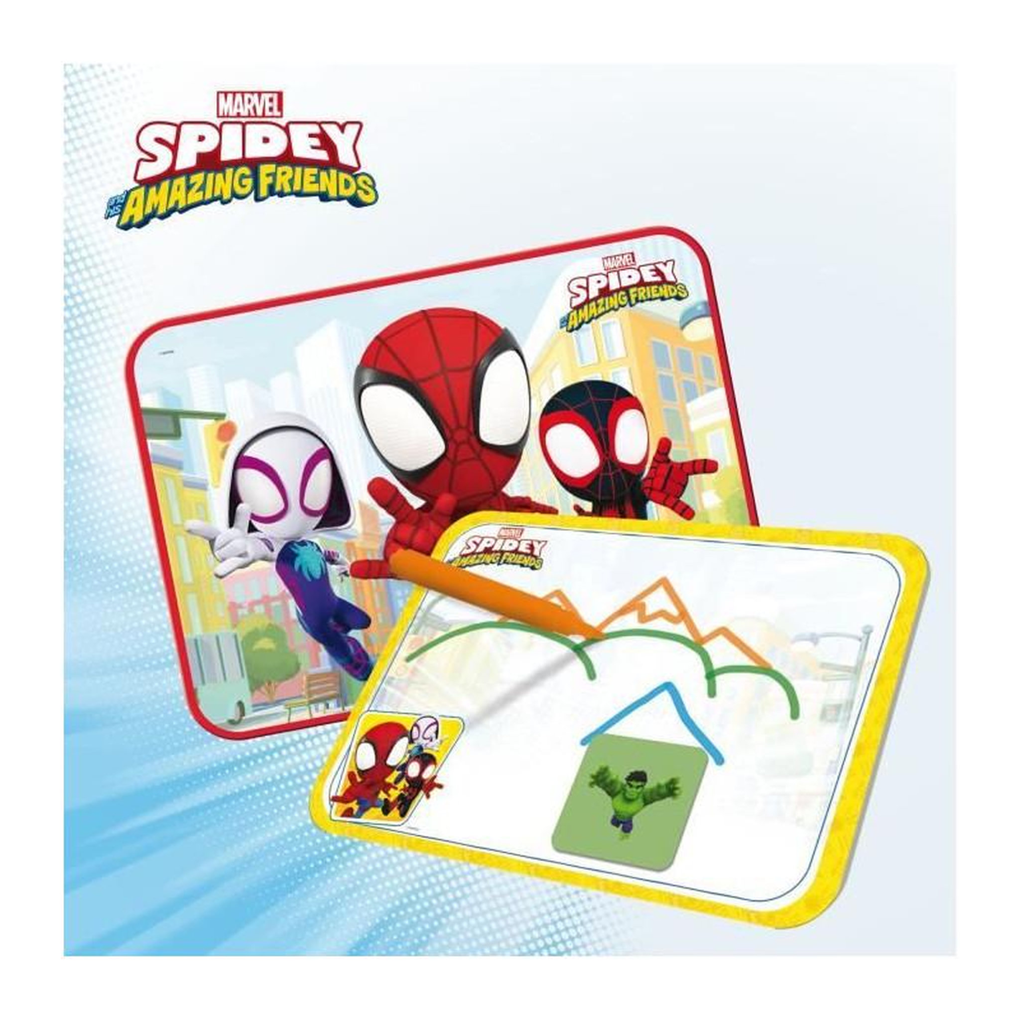 Voir la diapositive 6 : LISCIANI GIOCHI Bureau d'activités avec 10 jeux - Spidey Super desk - Edu games - LISCIANI