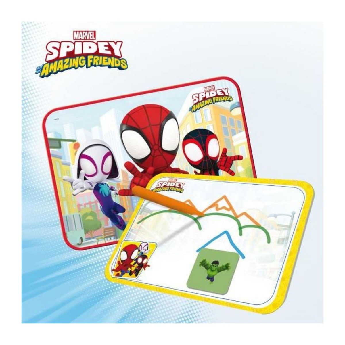LISCIANI GIOCHI Bureau d'activités avec 10 jeux - Spidey Super desk - Edu games - LISCIANI